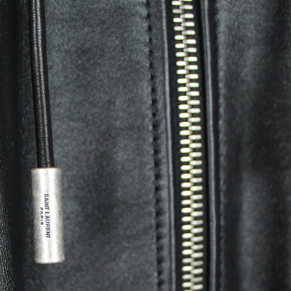 NWT Saint Laurent YSL Fringe Leather Jacket - Picture 16 of 16